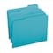 Smead Folder, File, Ltr, 1/3, Teal Pk SMD13143 - alternate 1